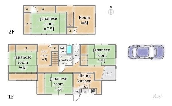 山越巽町の日本家屋