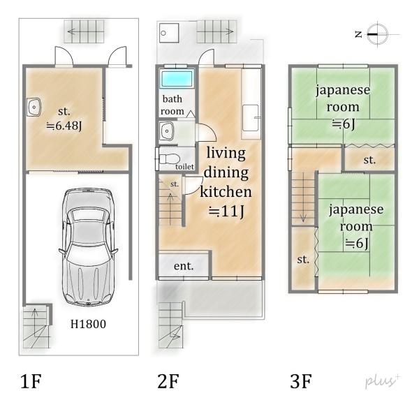 右京区太秦馬塚町　売土地（建築条件無）