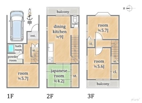 上京区井田町　中古戸建