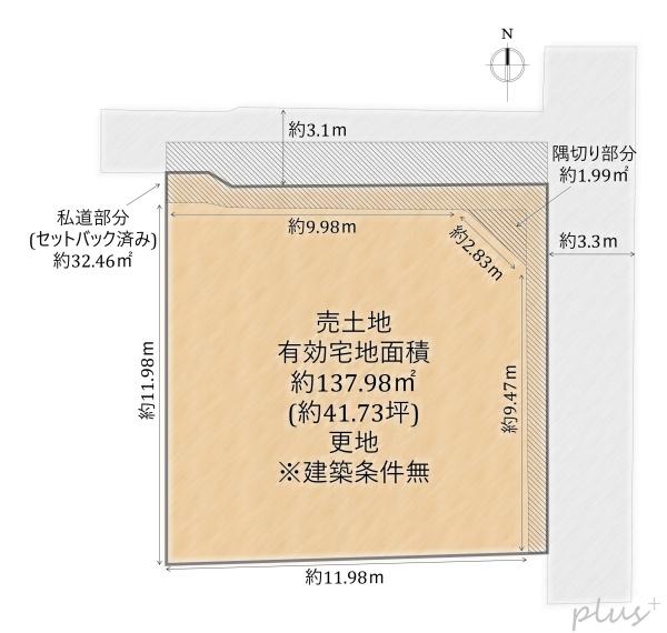 京都市上京区東西俵屋町の土地