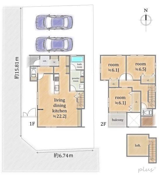 北区等持院南町　新築戸建