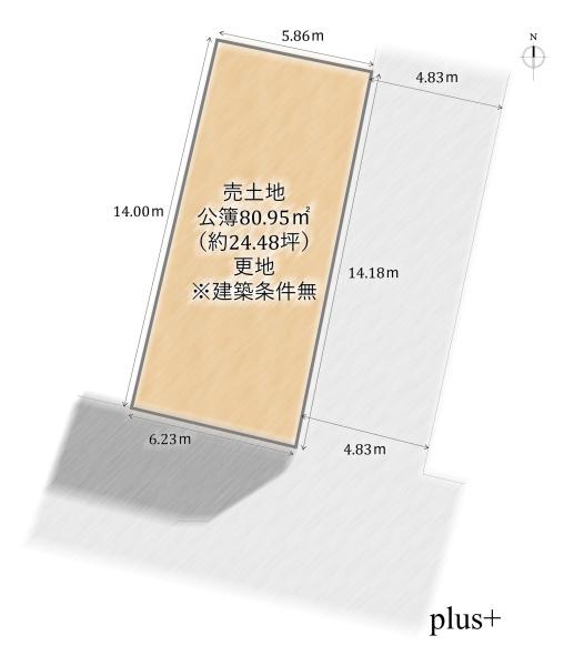 京都市中京区聚楽廻西町の土地