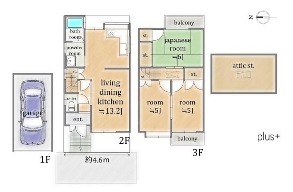 京都市右京区嵯峨野六反田町の中古一戸建て