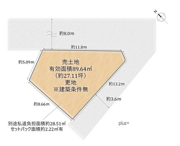 京都市右京区太秦井戸ケ尻町の土地