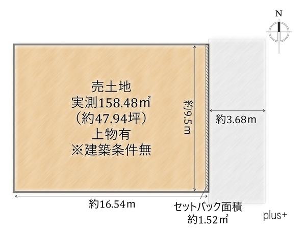 上京区上御霊馬場町　売土地一括（建築条件無）