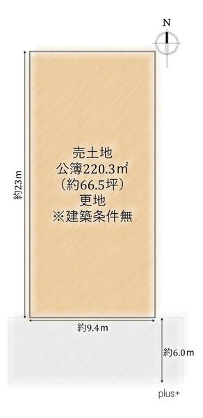 北区大将軍一条町　売土地（建築条件無）