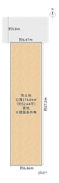 京都市北区紫竹下本町の売土地