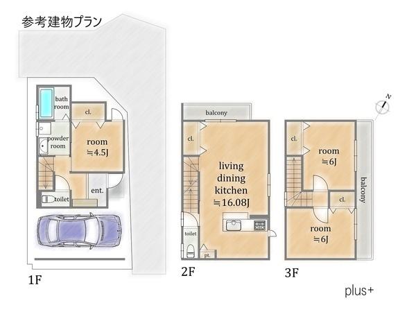 京都市右京区西京極西向河原町の土地