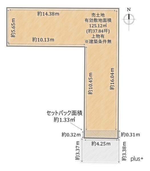 中京区西ノ京池ノ内町　売土地（建築条件無）