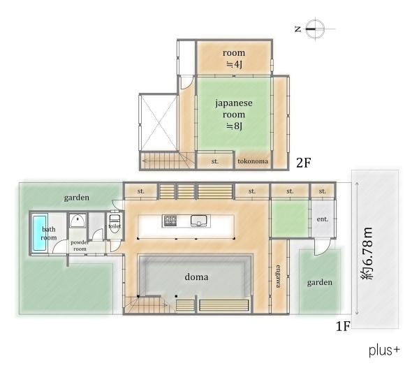 京都市北区小山西花池町の中古一戸建て