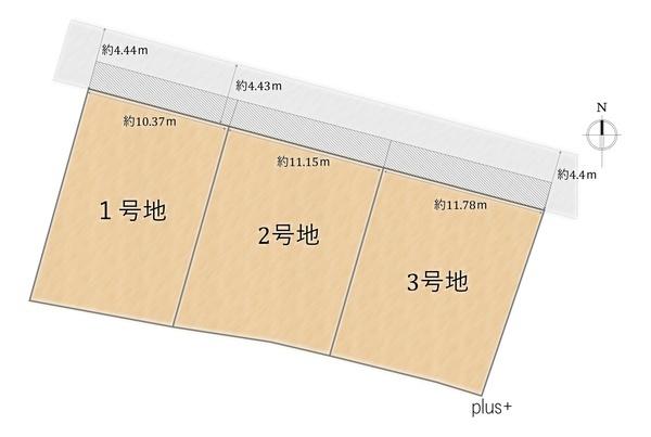 右京区鳴滝泉殿町2期1号地売土地（建築条件無）