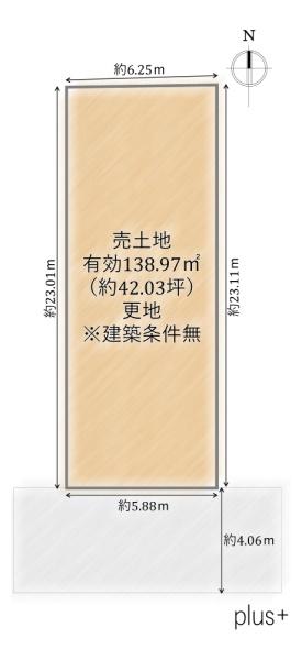 京都市上京区新美濃部町の土地