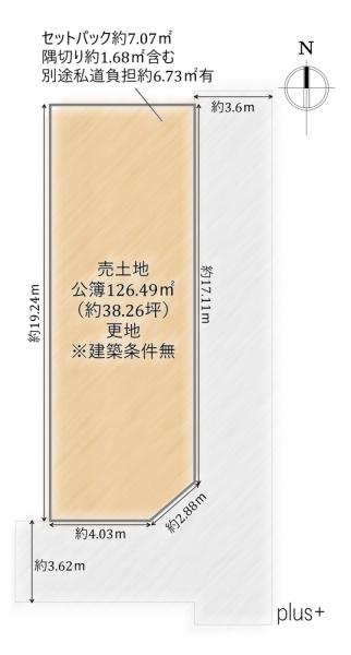 京都市右京区太秦石垣町の土地