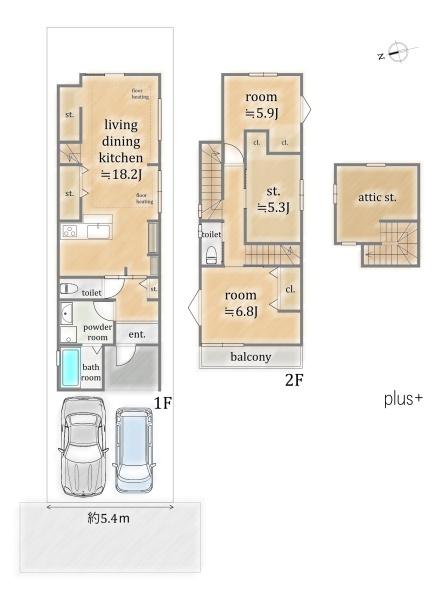 北区衣笠北天神森町 新築戸建