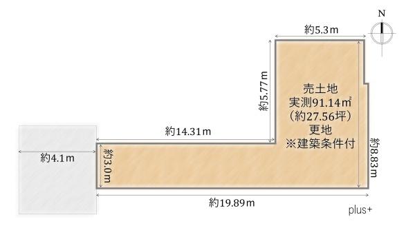 京都市北区小山堀池町の土地