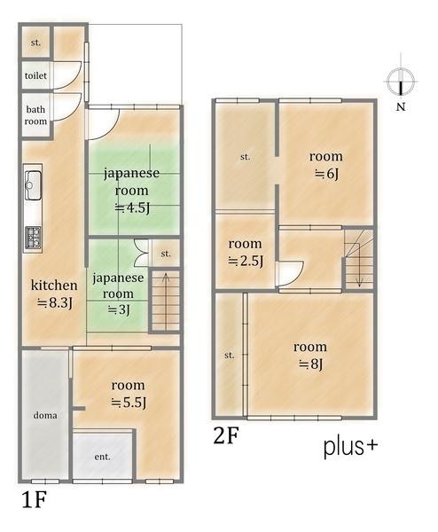 京都市中京区聚楽廻松下町の中古一戸建て