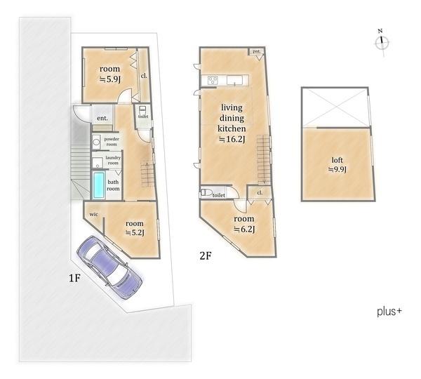 北区紫野南花ノ坊町　新築戸建
