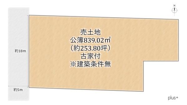右京区嵯峨鳥居本小坂町　売土地（建築条件無）