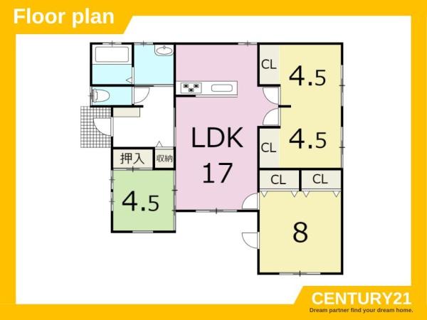 久留米市高良内町　B号棟　全3棟