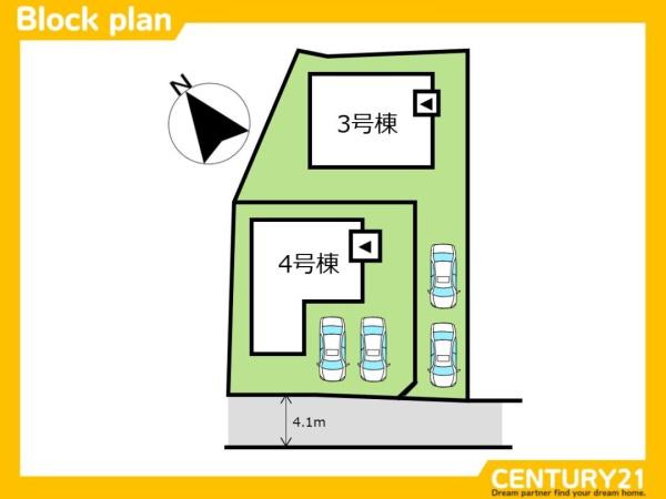 朝倉市甘木　4号棟　全2棟