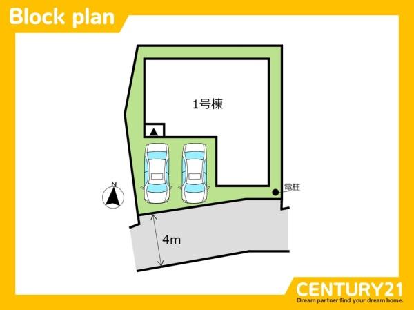 早良区小田部3丁目4期 全1棟(区画図)