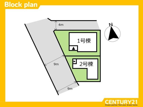 南区屋形原2丁目第十一 1号棟 全2棟(区画図)
