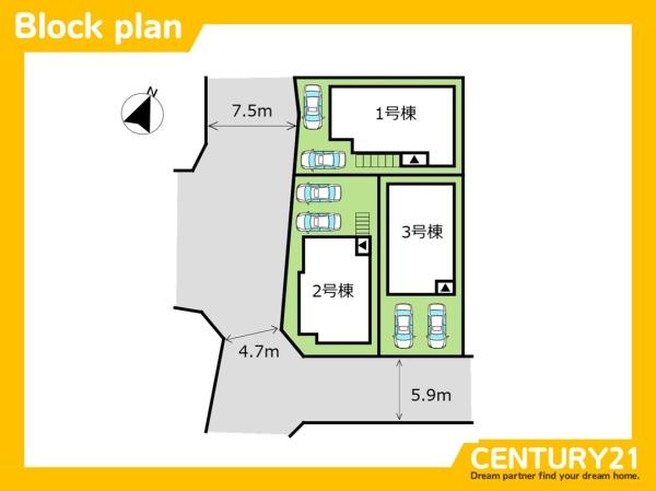 大野城市中1丁目3期　3号棟　全3棟