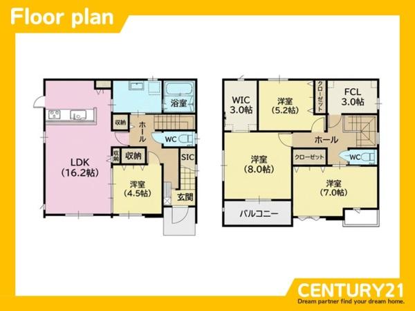 宇美町障子岳南1丁目1期　3号棟　全3棟