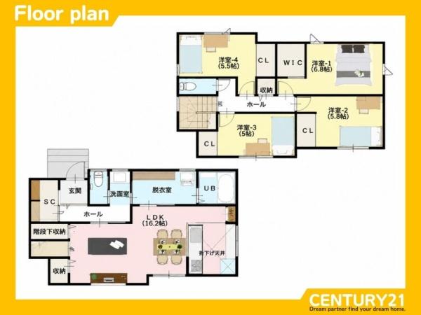 小郡市大板井1期　1号棟　全3棟