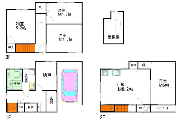 大阪市城東区東中浜２丁目の中古一戸建て