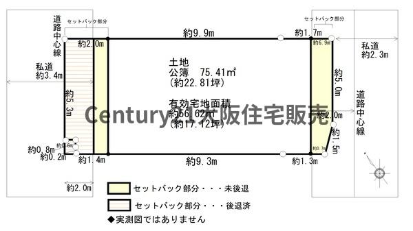新着　成育4丁目　建築条件なし
