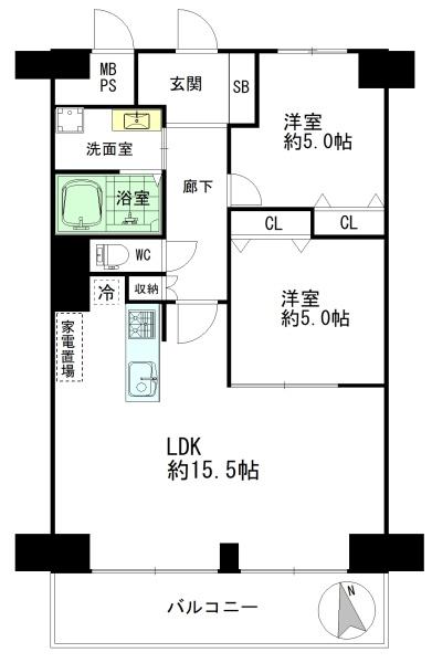 新着　ネオコーポ大阪城公園２号館