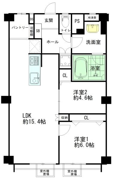 新着！　京橋第２コーポ　8F