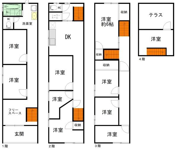 大阪市生野区巽北１丁目の中古一戸建て