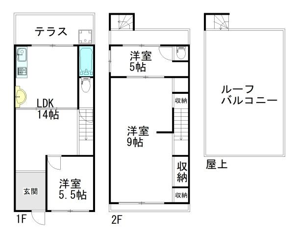 大阪市生野区中川６丁目の中古一戸建て