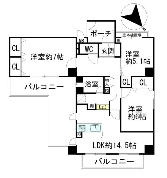 新着物件　アービング鶴見緑地公園　8階部