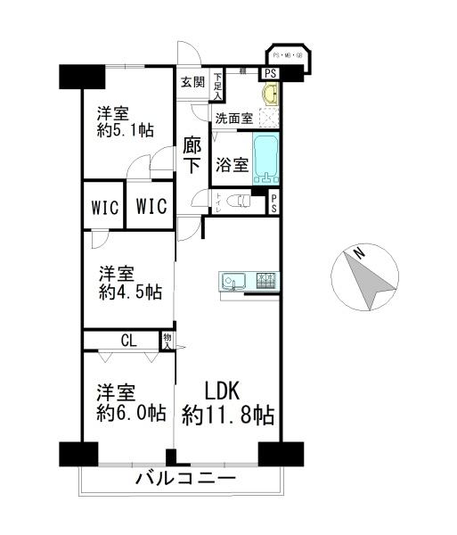新着　メゾンドール緑橋