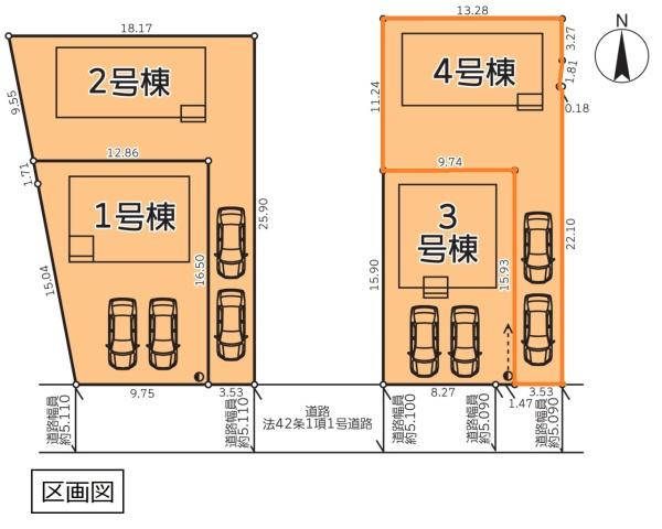 クレイドルガーデン　筑西市稲野辺第１　全４棟　４号棟