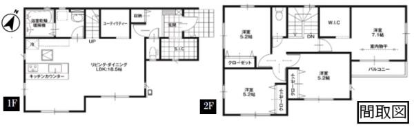 アーバンスタイル　久喜市上町１期　全２棟　２号棟