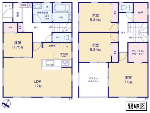 リーブルガーデン　久喜栗橋東第６　全１棟　１号棟
