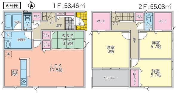 クレイドルガーデン　古河市宮前町第９Ⅱ期　全６棟　６号棟