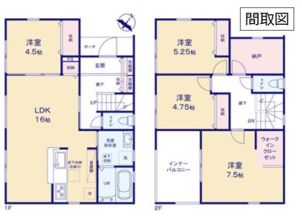 リーブルガーデン　久喜市鷲宮　全１棟　１号棟