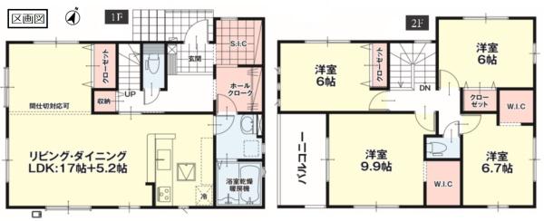 ケイアイ　小山市間々田２３期　全１棟　１号棟