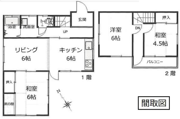 古河市久能　中古住宅