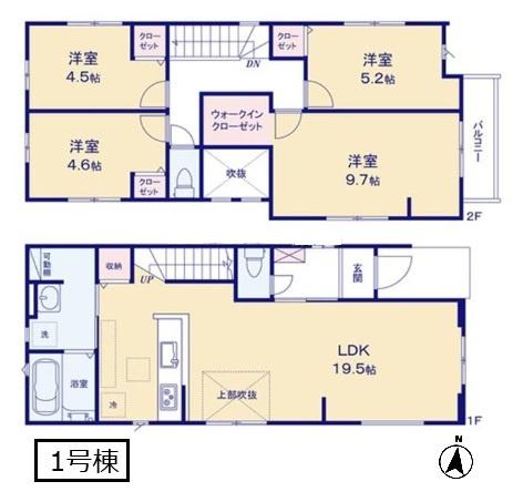 エルデ　白岡市白岡１１期　全５棟　１号棟