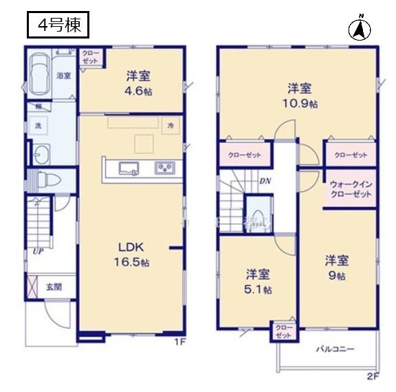 エルデ　白岡市白岡１１期　全５棟　４号棟