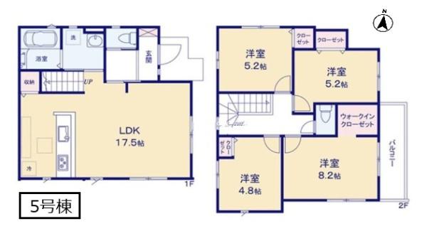 エルデ　白岡市白岡１１期　全５棟　５号棟