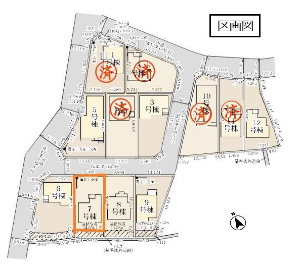 リーブルガーデン　坂東辺田第２　全１２棟　７号棟