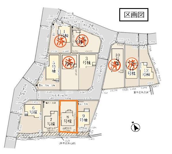リーブルガーデン　坂東辺田第２　全１２棟　８号棟