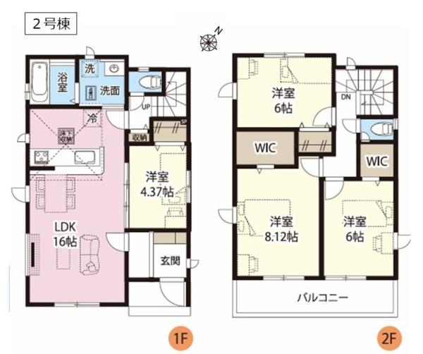 グラファーレ　杉戸町高野台南２期　２号棟